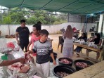 Jelang Idul Fitri, Koperasi Koppsa-M Desa Pangkalan Baru Gelar Bazar Daging Kerbau Segar