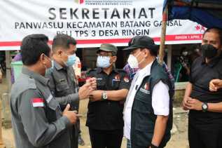 Ketua Bawaslu RI Abhan Monitoring PSU di Indragiri Hulu Riau