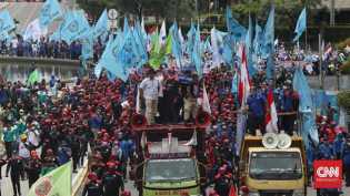 Buruh-Mahasiswa Akan Kepung DPR Tolak UU Cipta Kerja