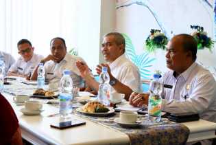 Coffe Morning dengan PHR, Dr Kasmol ; Utamakan Kejasama Sektor Pendidikan dan UMKM. 