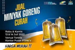 28 Ton Migor Curah Murah akan Kembali Disalurkan di Pekanbaru