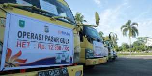 Bulog Drive Riau-Kepri Distribusikan 52 Ton Gula Pasir se-Riau
