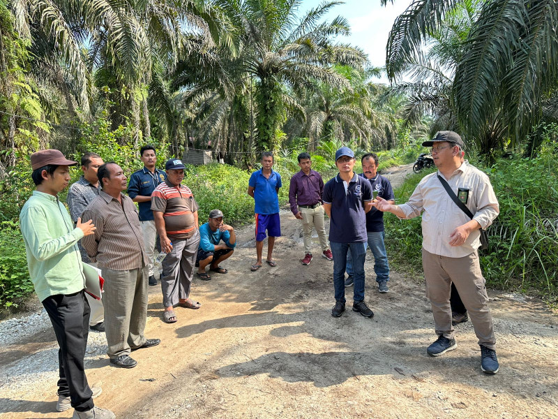 Sidang Pemeriksaan Setempat PN ROHIL: Lokasi Dusun Objek Sengketa Berbeda Sidang Pemeriksaan Setempat PN ROHIL: Lokasi Dusun Objek Sengketa Berbedai