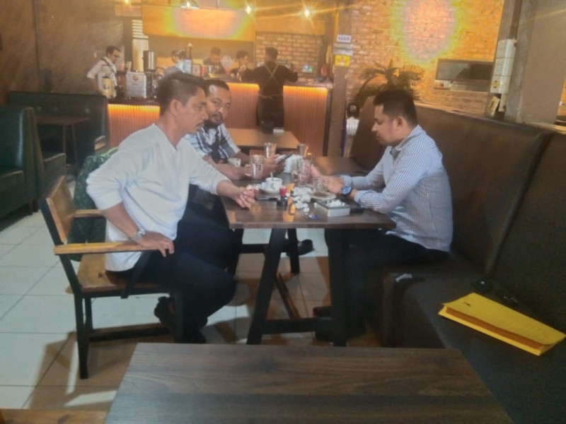 Kepala Desa Parit Baru, Alfian membantah telah menerima upeti dari pengusaha galian c, Justru Ninik Mamak yang mengkoordinir Kepala Desa Parit Baru, Alfian membantah telah menerima upeti dari pengusaha galian c, Justru Ninik Mamak yang mengkoordiniri