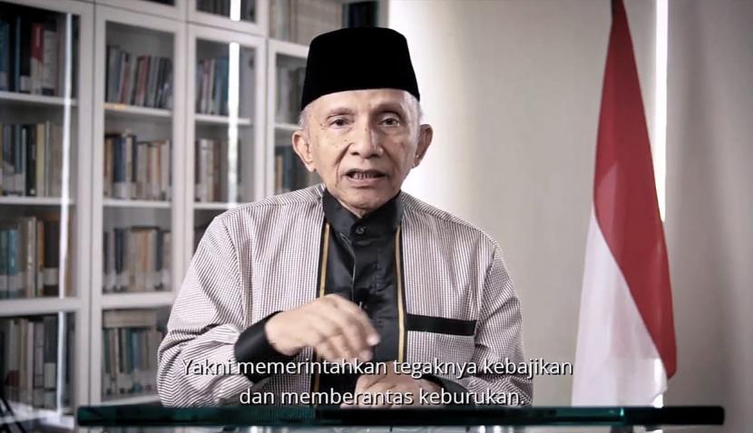 Amien Rais Umumkan Parpol Barunya Bernama Partai Ummati