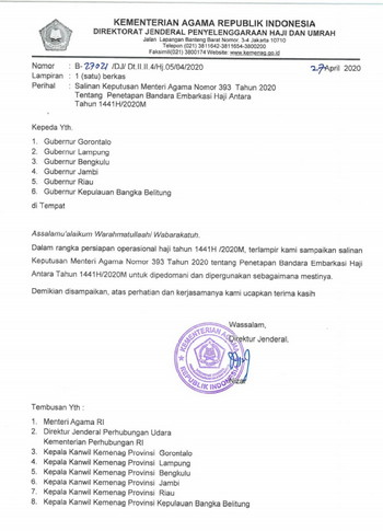 Bandara SSK II Resmi Ditetapkan Jadi Embarkasi Haji Antara Bandara SSK II Resmi Ditetapkan Jadi Embarkasi Haji Antarai