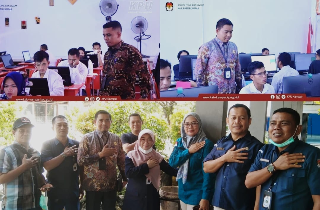 Ujian CAT Hari Pertama Berjalan Lancar, 105 Kursi PPK KPU Kampar Diincar Ratusan Peserta Ujian CAT Hari Pertama Berjalan Lancar, 105 Kursi PPK KPU Kampar Diincar Ratusan Pesertai