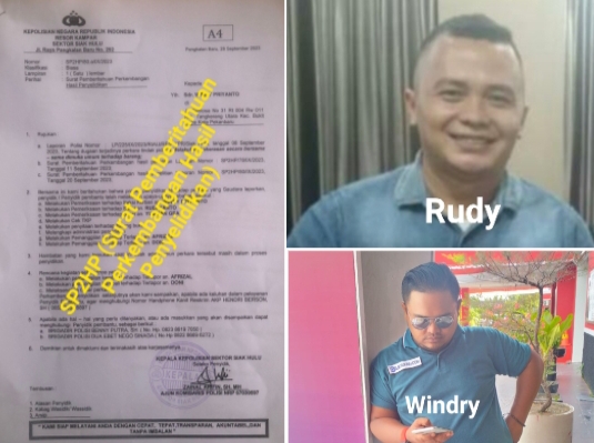 Oknum Wartawan Rudi Dan Windy Diam-Diam Adakan Perdamaian Dan Diduga Terima 'Sogok' Dari Para Pelaku Oknum Wartawan Rudi Dan Windy Diam-Diam Adakan Perdamaian Dan Diduga Terima 'Sogok' Dari Para Pelakui
