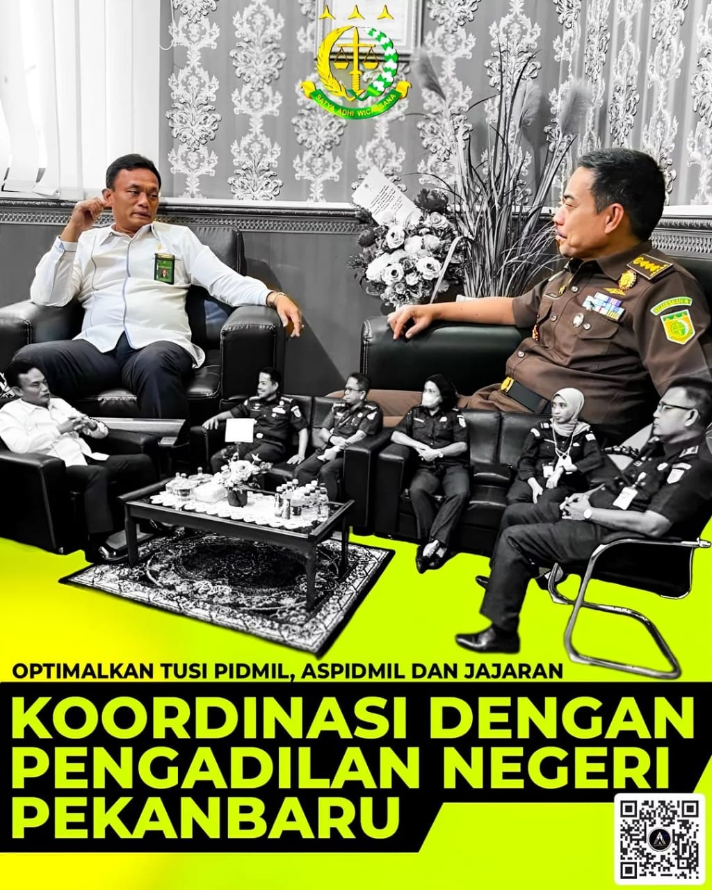 KUNJUNGAN KERJA DAN SEKALIGUS SILATURAHMI ASISTEN PIDANA MILITER KEJAKSAAN TINGGI RIAU DENGAN KETUA PENGADILAN NEGERI PEKANBARU KUNJUNGAN KERJA DAN SEKALIGUS SILATURAHMI ASISTEN PIDANA MILITER KEJAKSAAN TINGGI RIAU DENGAN KETUA PENGADILAN NEGERI PEKANBARUi