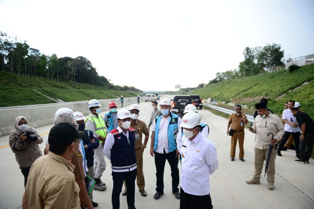 Finishing, Tol Pekanbaru - Bangkinang Terbaik Kedua Nasional Finishing, Tol Pekanbaru - Bangkinang Terbaik Kedua Nasionali