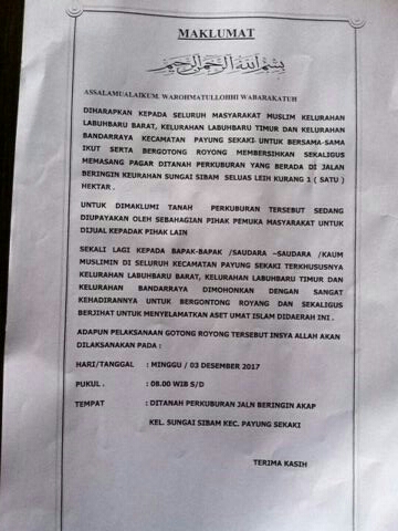 Heboh Tanah Masyarakat di Payung Sekaki ini Hendak Dijual Oknum Pemuka Masyarakat Setempat Heboh Tanah Masyarakat di Payung Sekaki ini Hendak Dijual Oknum Pemuka Masyarakat Setempati
