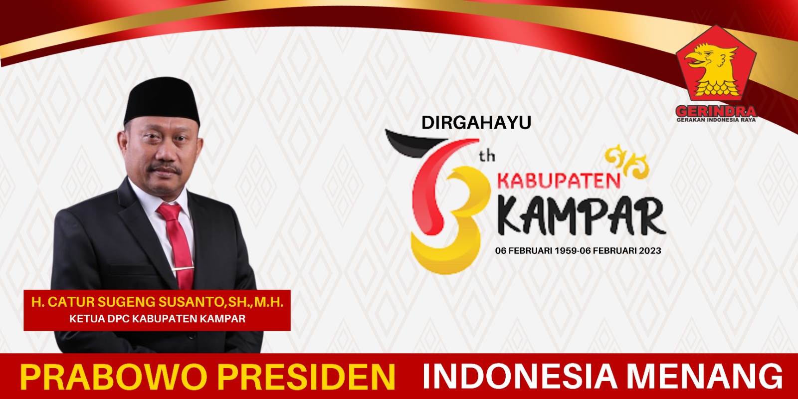 HUT ke - 73 Momentum Terbaik Untuk Menjadikan Kampar Semakin Unggul di Seluruh Bidang HUT ke - 73 Momentum Terbaik Untuk Menjadikan Kampar Semakin Unggul di Seluruh Bidangi