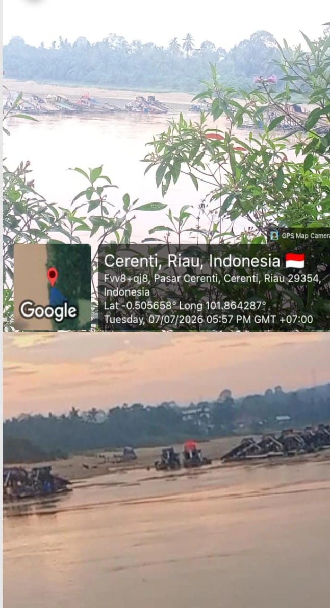 Ratusan Masyarakat Datangi Mapolsek Cerenti dan Geruduk PETI Ilegal, Komitmen dan Ketegasan Aparat Penegak Hukum Kembali Jadi Sorotan