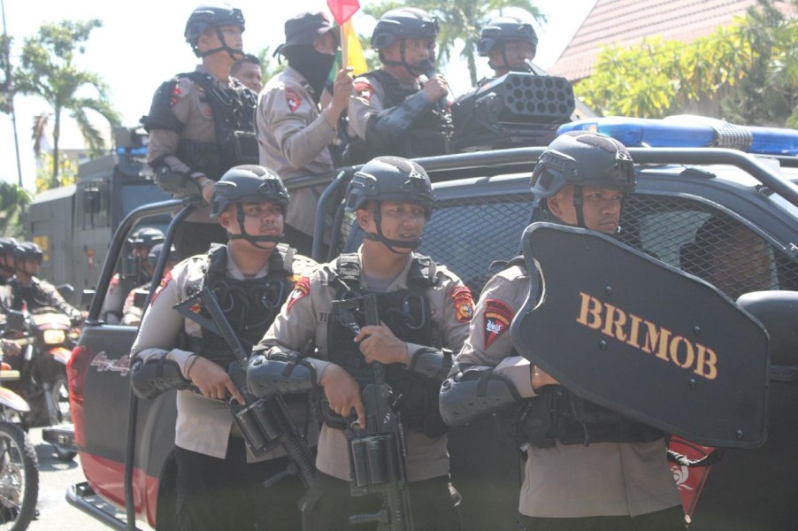 Brimob Polda Riau Gelar Latihan Operasi Aman Nusa I, Tingkatkan Kesiapsiagaan Personel Hadapi Ancaman Kamtibmas