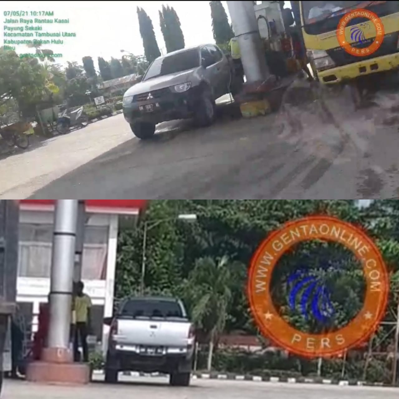 Aktivitas Langsir BBM Subsidi SPBU Rantau Kasai Berjalan Lancar, Kapolsek Tutup Mata ?