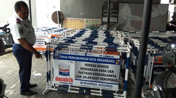 Antisipasi Kemacetan di Pekanbaru, Kini Dishub Miliki 100 Separator Barui