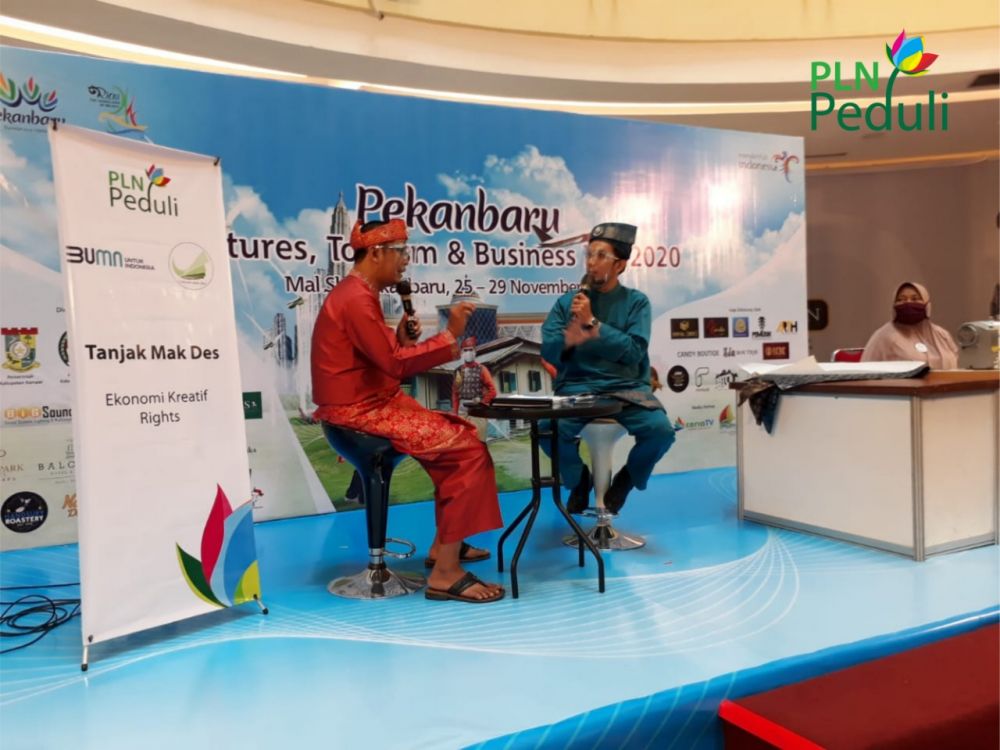 PLN Bantu Pemerintah Bina UMKM Tanjak Mak Des PLN Bantu Pemerintah Bina UMKM Tanjak Mak Desi