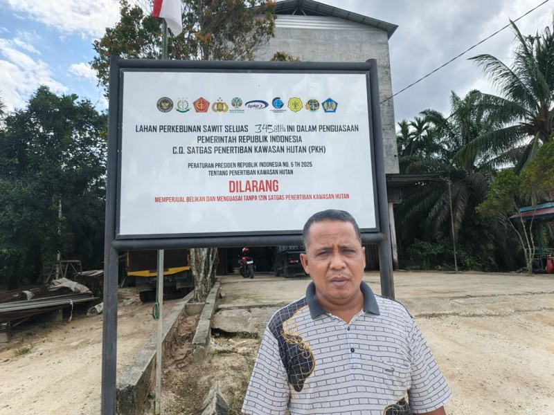 Tokoh Masyarakat Siak Hulu Apresiasi Satgas PKH Segel Kebun PT Peputra Maharayai
