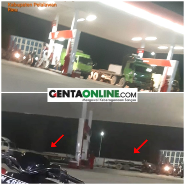 Tak Peduli Aturan, SPBU 13.283.615 di Sekijang Pelalawan Ngotot Isi BBM Subsidi ke Tronton Pengangkut Kayu Tak Peduli Aturan, SPBU 13.283.615 di Sekijang Pelalawan Ngotot Isi BBM Subsidi ke Tronton Pengangkut Kayui