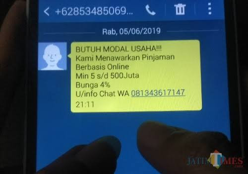 Waspadai Tawaran Pinjaman Melalui SMS, OJK Riau: Abaikan dan Hapus! Waspadai Tawaran Pinjaman Melalui SMS, OJK Riau: Abaikan dan Hapus!i