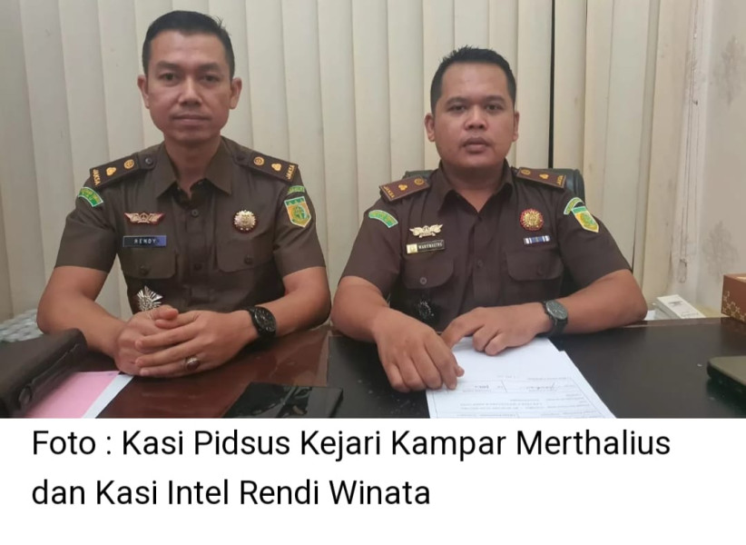 Kejari Kampar Akan Periksa Saksi Tanah Kas Desa Indra Sakti Minggu Depan Kejari Kampar Akan Periksa Saksi Tanah Kas Desa Indra Sakti Minggu Depani