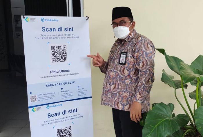 Kantor Kemenag Pekanbaru akan Terapkan Aplikasi PeduliLindungi Kantor Kemenag Pekanbaru akan Terapkan Aplikasi PeduliLindungii