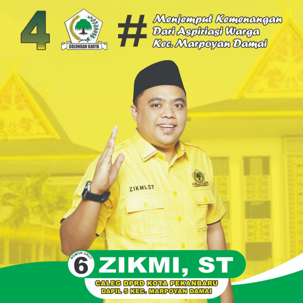 Zikmi, ST : Maju Atas Apresiasi Masyrakat, Kami Siap Amanah Membawa Aspirasi Masyarakat Dapili