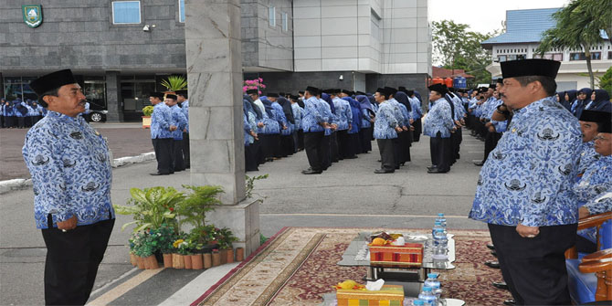 Amril Mukminin Pimpin Upacara HUT Korpri di Bengkalis Amril Mukminin Pimpin Upacara HUT Korpri di Bengkalis