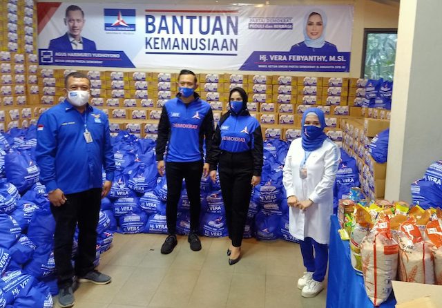 Laksanakan Perintah AHY, Waketum Demokrat Sebar Bantuan 40 Ton Beras Laksanakan Perintah AHY, Waketum Demokrat Sebar Bantuan 40 Ton Berasi