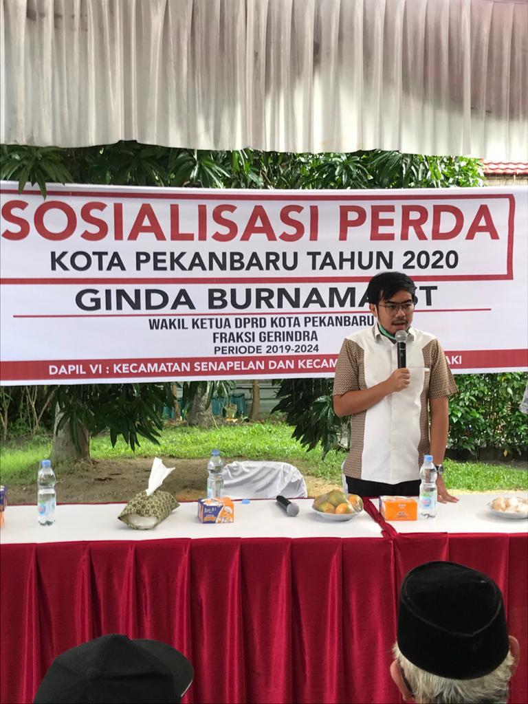 Sukses Gelar Sosper di Payung Sekaki dan Senapelan, Ini Harapan Wakil Ketua DPRD Pekanbaru Ginda Sukses Gelar Sosper di Payung Sekaki dan Senapelan, Ini Harapan Wakil Ketua DPRD Pekanbaru Gindai