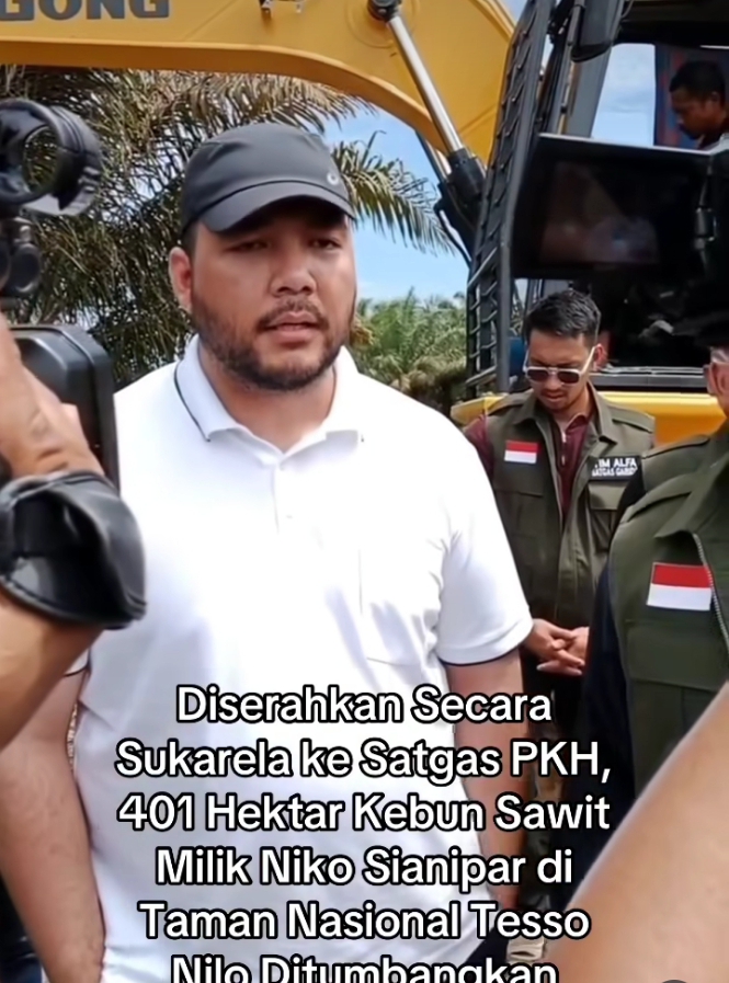 Serahkan 401 Hektar Sawit di TNTN, Niko Sianipar Pilih Damai daripada Diproses Hukum Serahkan 401 Hektar Sawit di TNTN, Niko Sianipar Pilih Damai daripada Diproses Hukum