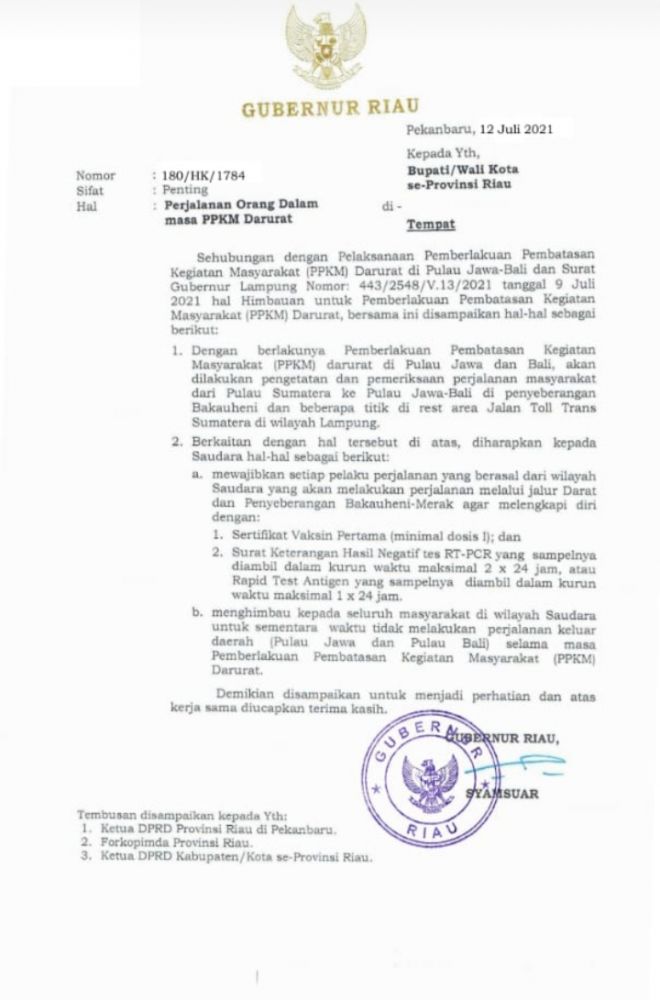 Gubri Keluarkan Instruksi Untuk Bupati Wali Kota se-Riau, Gubri Keluarkan Instruksi Untuk Bupati Wali Kota se-Riau,i