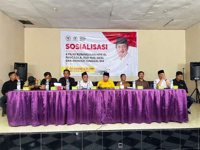 Yulisman Sosialisasikan Empat Pilar MPR RI di Desa Gudang Batui