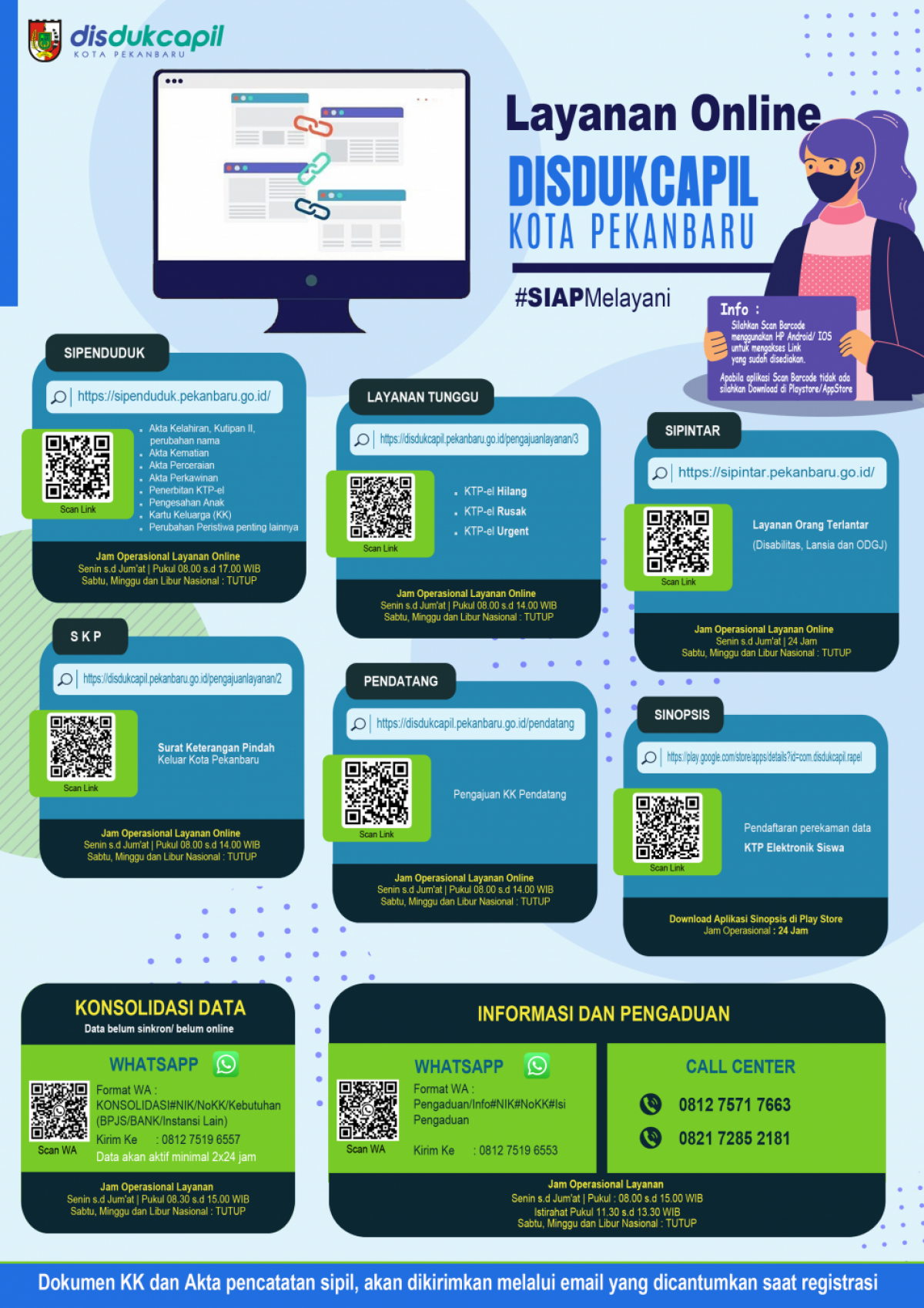 Rubah Administrasi Kependudukan, Disdukcapil Siapkan Pelayanan Online Rubah Administrasi Kependudukan, Disdukcapil Siapkan Pelayanan Onlinei