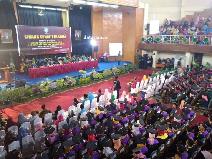 800 Mahasiswa UIN Suska Riau Diwisuda 800 Mahasiswa UIN Suska Riau Diwisudai