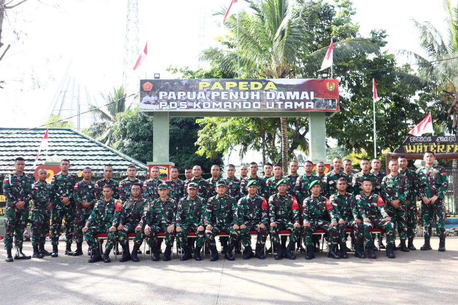 Kepala Staf Kodam I/BB Kunjungi Personel Satgas Yonif 122/TS Diwilayah Perbatasan Indonesia-Papua Nugini Kepala Staf Kodam I/BB Kunjungi Personel Satgas Yonif 122/TS Diwilayah Perbatasan Indonesia-Papua Nuginii