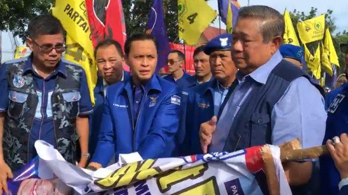 Kasus Perusakan Atribut Demokrat Dianggap Selesai, Aparat Kepolisian Tetapkan 3 Tersangka Kasus Perusakan Atribut Demokrat Dianggap Selesai, Aparat Kepolisian Tetapkan 3 Tersangkai