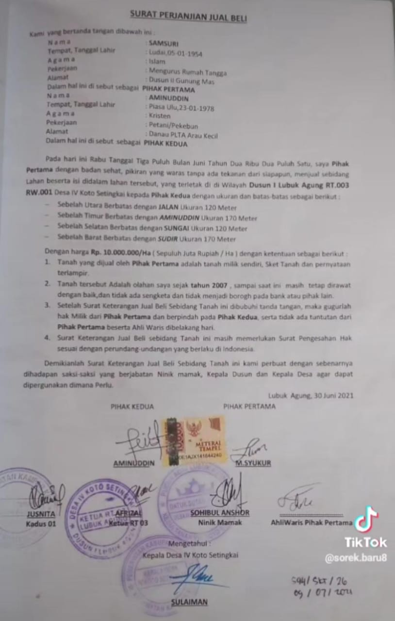 KOPARI Desak Polda Riau Usut Dugaan Jual Beli Lahan di Kawasan Hutan