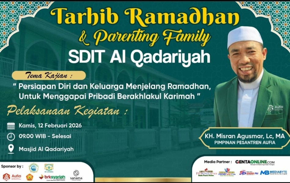SDIT Al Qadariyah Kolaborasi Dengan Pondok Pesantren Aufia. Taja Tarhib Ramadhan dan Parenting Family.