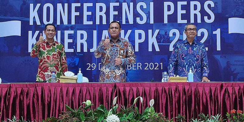 KPK Setorkan Rp 203,29 Miliar ke Kas Negara Sepanjang 2021 KPK Setorkan Rp 203,29 Miliar ke Kas Negara Sepanjang 2021i