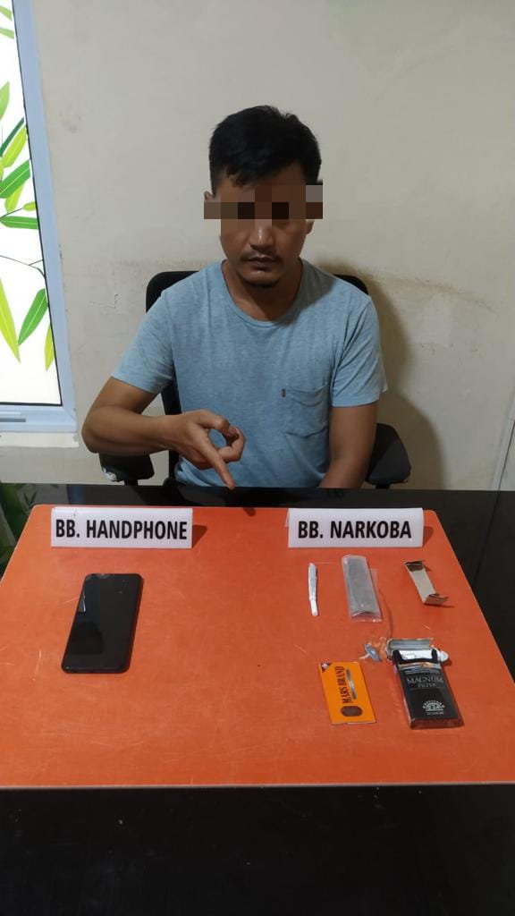 Nyimpan Daun Ganja Kering, Warga Salo Timur di Ringkus Satnarkoba Polres Kampar