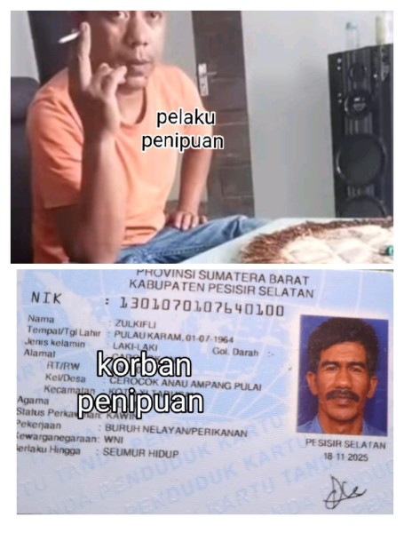  APH Kepolisian Segera Tangkap Tindak Tegas Diduga Penipuan Terhadap Korban Zulkifli /2026.  