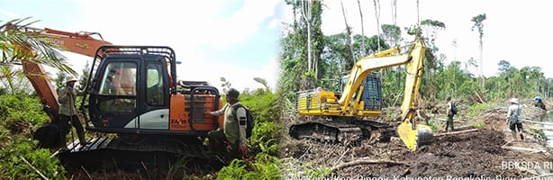 BBKSDA Riau Temukan Aktivitas Ilegal di Suaka Margasatwa Giam Siak Kecil, Alat Berat Disita