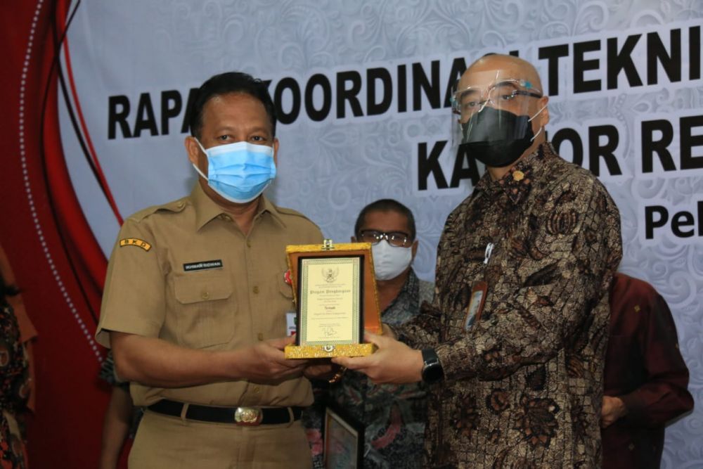 BKD Riau Dapat Penghargaan Dari BKN