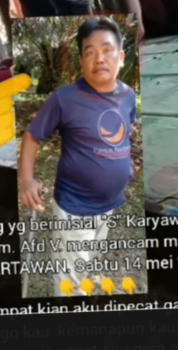 Karywan PTPN V Trantam Ancam Bunuh Wartawan. Karywan PTPN V Trantam Ancam Bunuh Wartawan.i