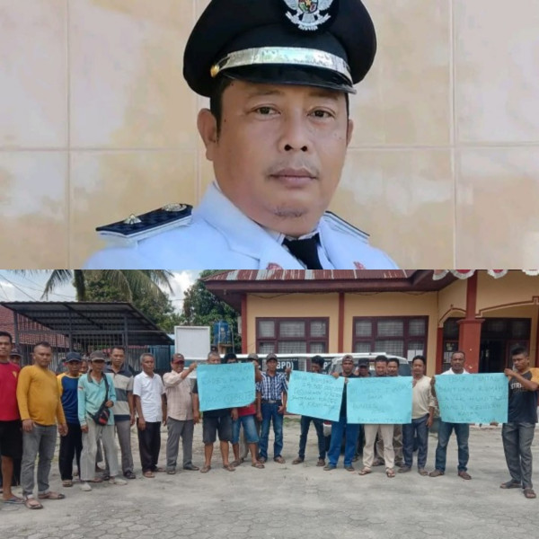 Peliknya Masalah Desa Balam Jaya, Dugaan Mark Up Dana Bumdes Ratusan Juta hingga Bantuan Tak Tepat Sasaran, Kades di Demo Masyarakat