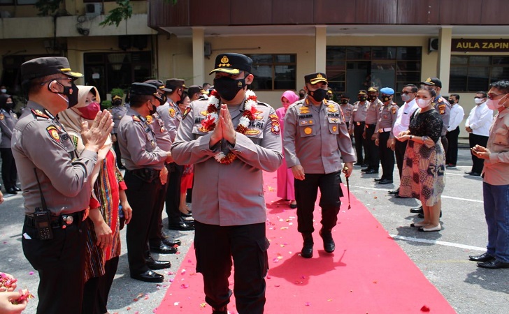 Pesan Kombes Nandang  Usai Lepas Jabatan Kapolresta Pekanbarui