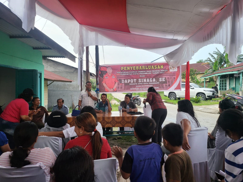 Sosialisasikan Perda Retribusi Sampah, Dapot Sinaga Laksanakan Penyebarluasan Perda Sosialisasikan Perda Retribusi Sampah, Dapot Sinaga Laksanakan Penyebarluasan Perdai