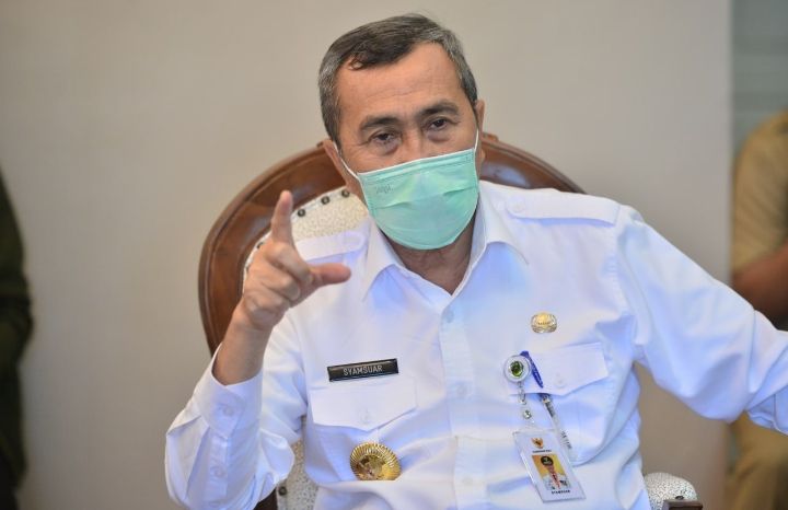 Gubernur Riau Minta Guru Ikuti Vaksinasi Boosteri