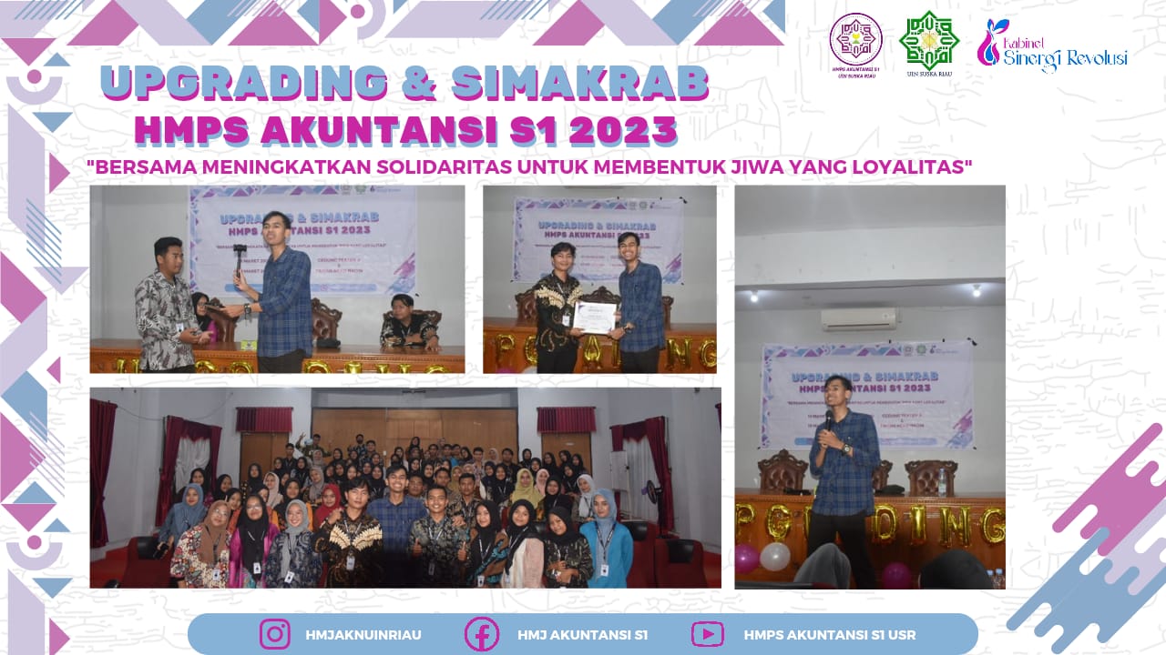 Program Kerja Perdana HMPS AKUNTANSI S1 Menyelenggarakan UPGRADING dan SIMAKRAB Program Kerja Perdana HMPS AKUNTANSI S1 Menyelenggarakan UPGRADING dan SIMAKRABi